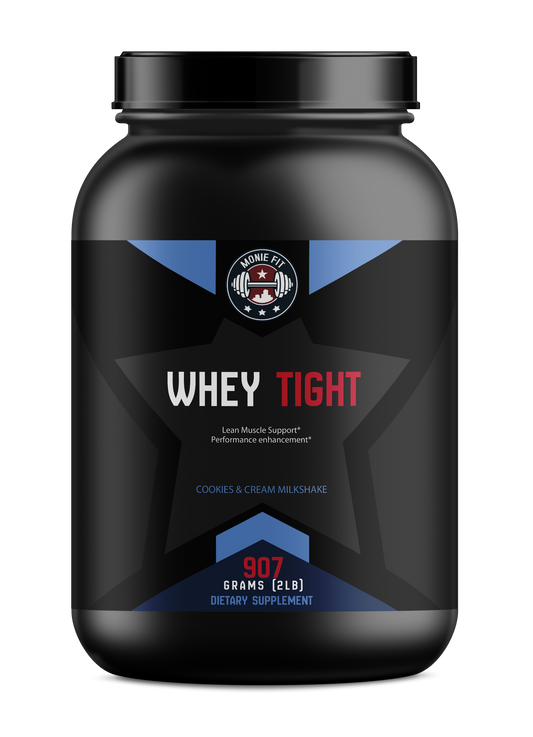 Whey Tight Cookies and Cream - Monie Fit LLC