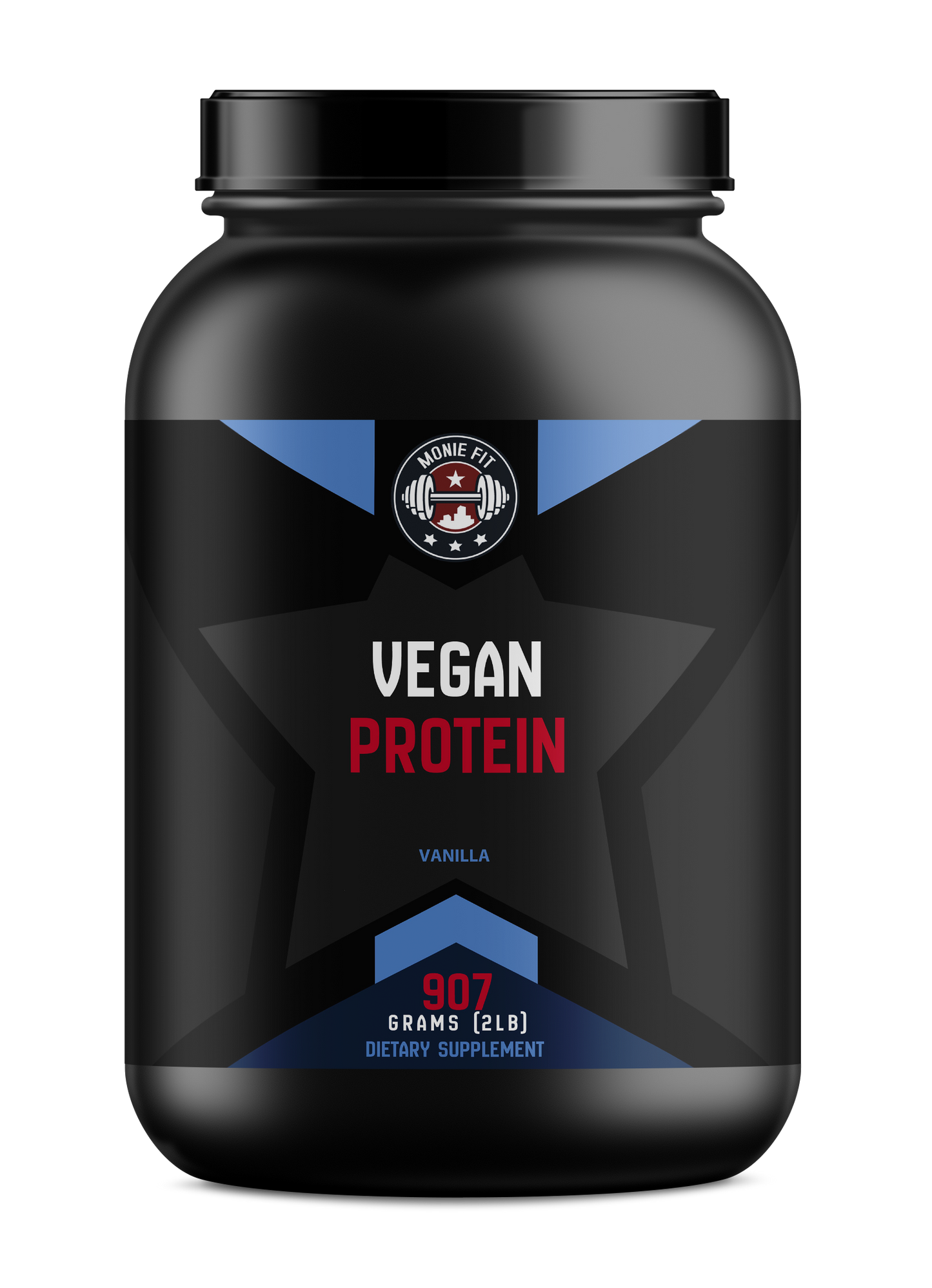 Vegan Protein Vanilla - Monie Fit LLC